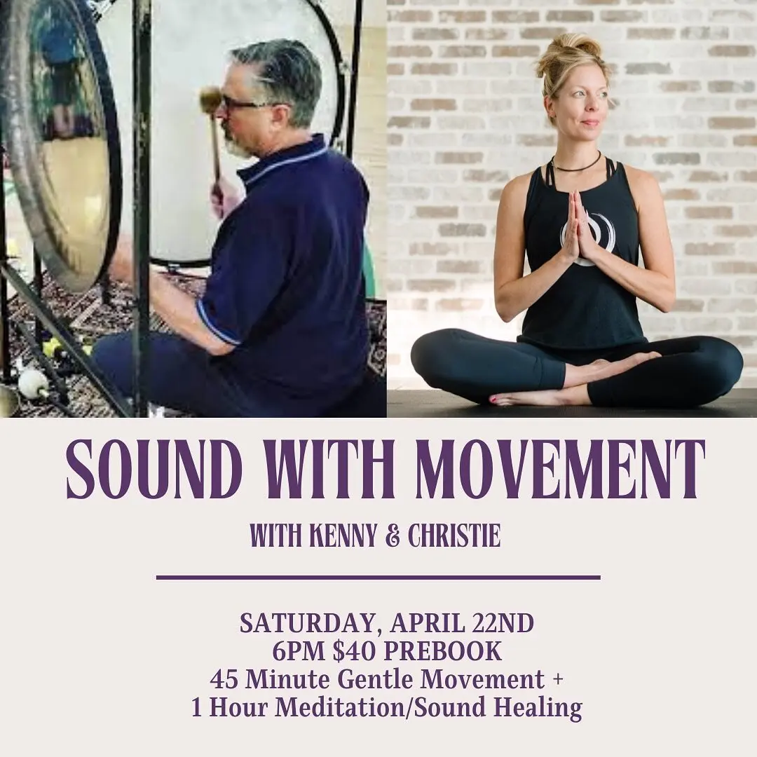 Sound with Movement class poster from the studio gallery.